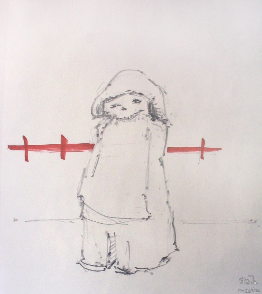 Rando Moricca - petite mort - Zeichnung